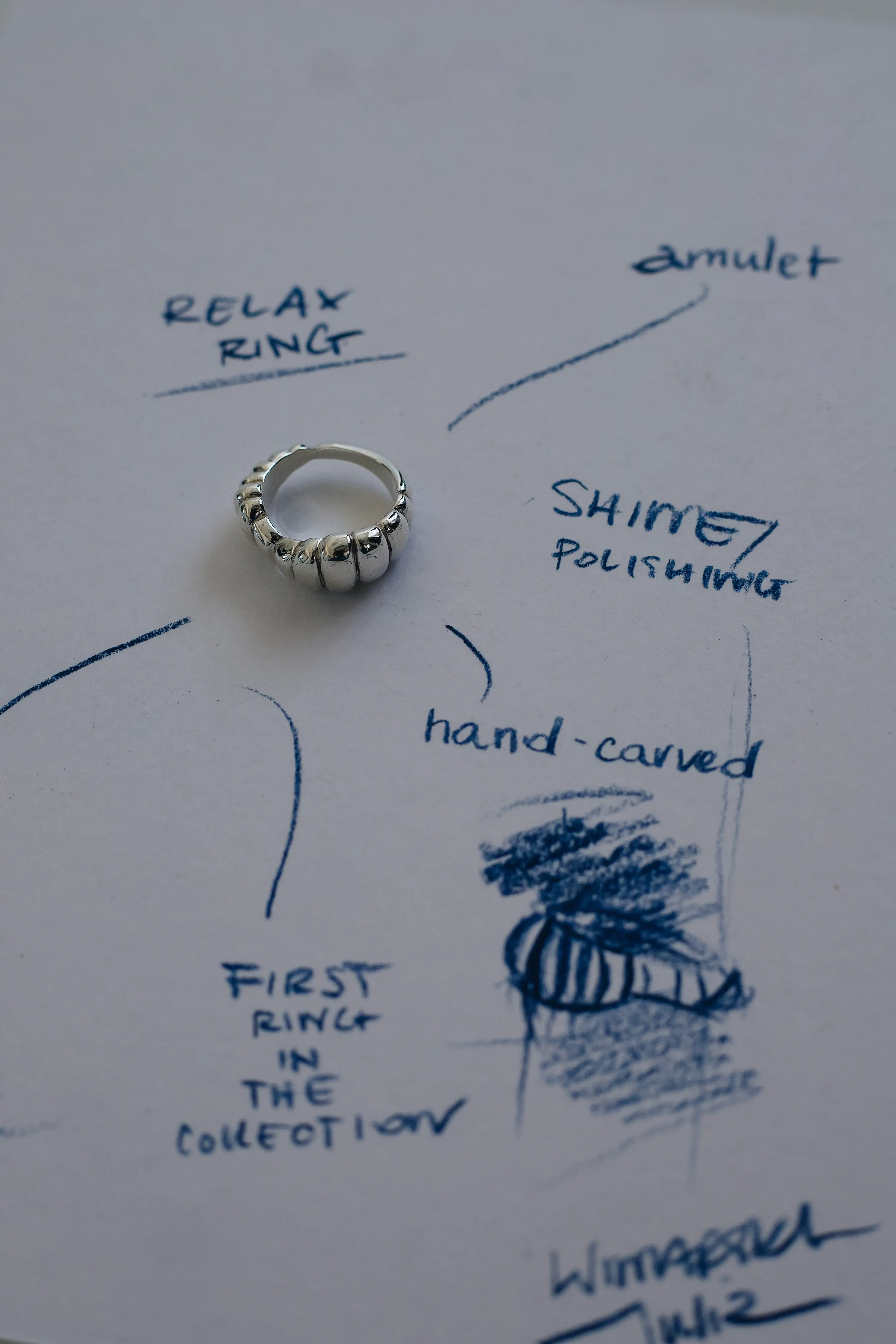 Relax ring silver